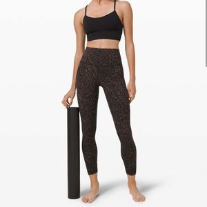 Lululemon align 28” Wild Thing Camo Brown Earth Multi.